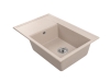 zlewozmywak granitowy Ala beżowy komora z ociekaczem