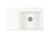 zlewozmywak granitowy Ala biały komora z ociekaczem