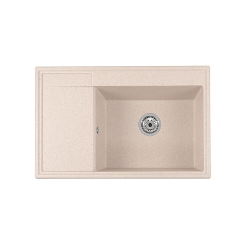 zlewozmywak granitowy Ala beżowy komora z ociekaczem