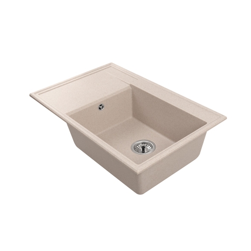 zlewozmywak granitowy Ala beżowy komora z ociekaczem