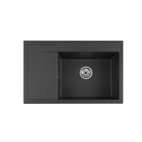 zlewozmywak granitowy Ala grafitowy komora z ociekaczem