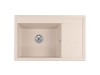 zlewozmywak ala 1 komora z ociekaczem po prawej stronie kolor  beżowy