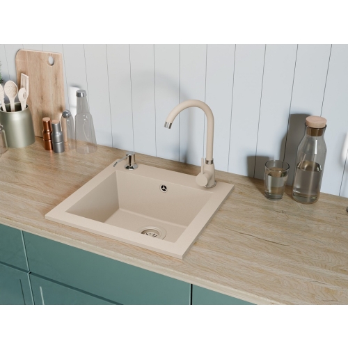 zlewozmywak 1 komorowy nablatowy ora piaskowy