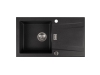 Zlewozmywak Sylwia czarny metalik 1 komora z ociekaczem