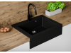 zlewozmywak farmerski 1 komorowy grafitowy