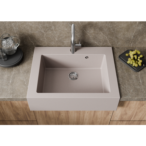 zlewozmywak farmerski 1 komorowy beżowy