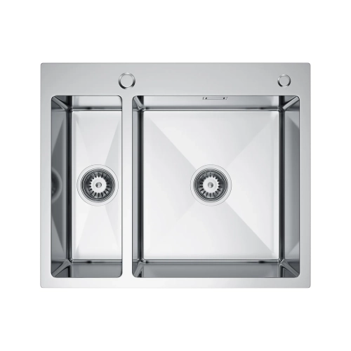 Zlewozmywak 1,5 komory Oli stalowy inox