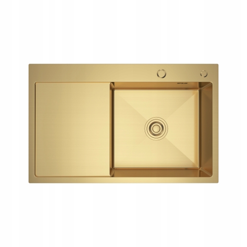 Zlewozmywak Irena 1 komorowy z ociekaczem złoty