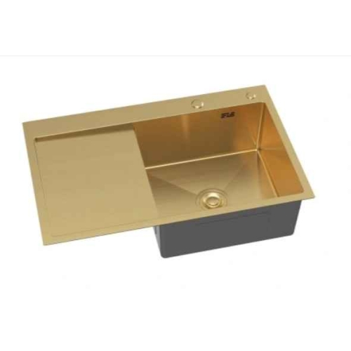 Zlewozmywak Irena 1 komorowy z ociekaczem złoty