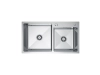 Zlewozmywak Olek stalowy INOX 2 komorowy