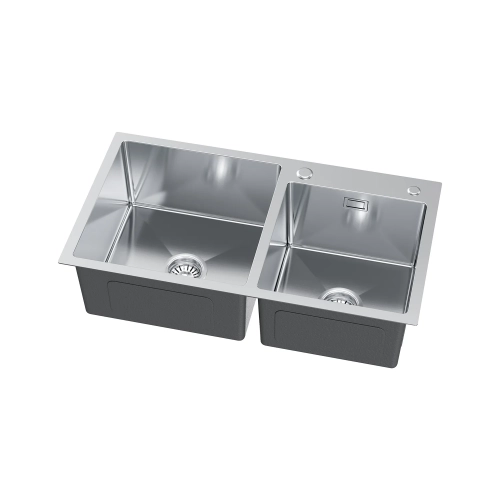 Zlewozmywak Olek stalowy INOX 2 komorowy