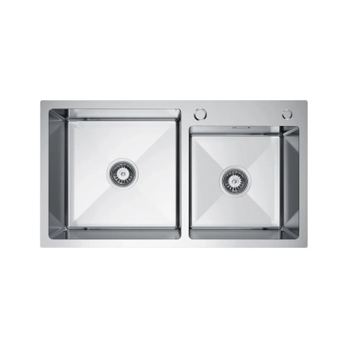 Zlewozmywak Olek stalowy INOX 2 komorowy